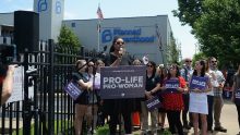 Anti-Abortion Groups Rally Outside Last Planned Parenthood Clinic In Missouri